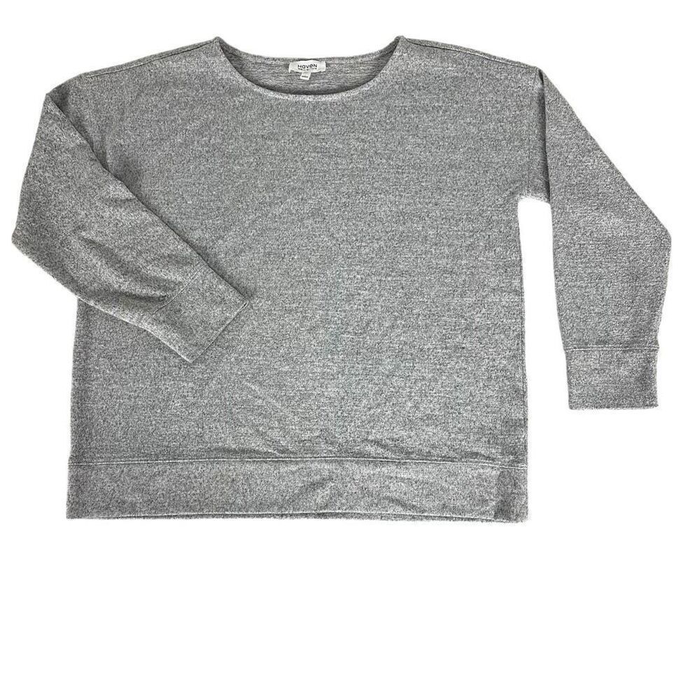 Haven Well Within Women Gray Sweatshirt size Large